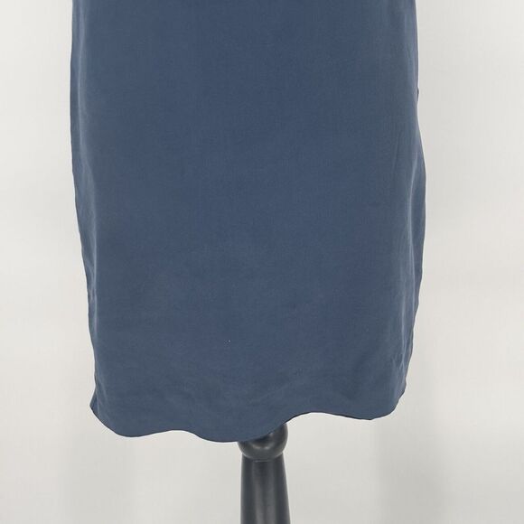 J Crew Twist Back Dress in Night Shadow Blue Size 2  Mini - Picture 4 of 8